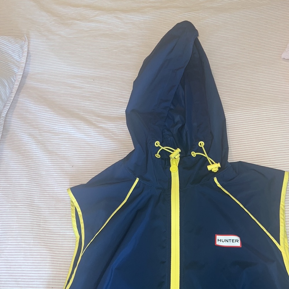 Hunter Navy and yellow rain vest